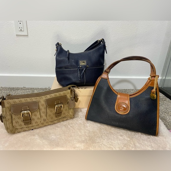 3 Vintage dooney and bourke handbags (read Description). - Picture 1 of 16
